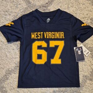 West Virginia Kids Navy and Gold Jersey
